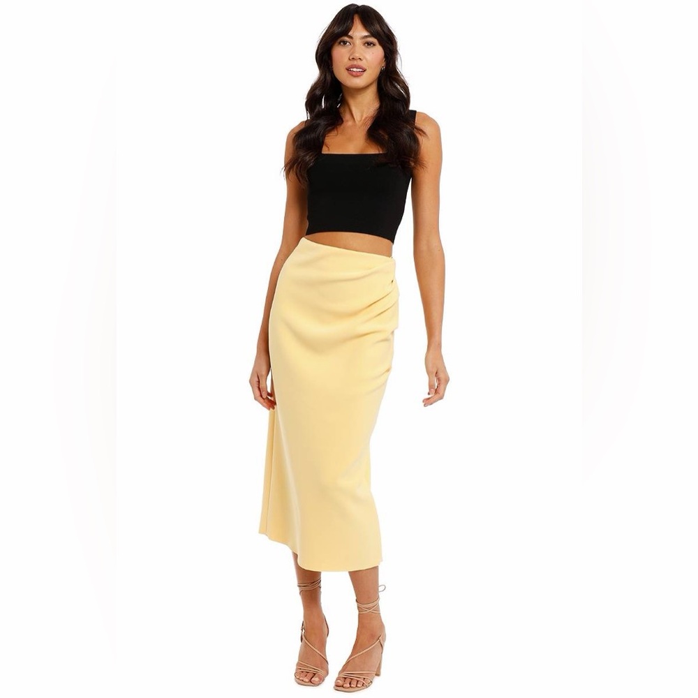 bec + bridge NOA MIDI SKIRT — Black - Picture 3 of 11